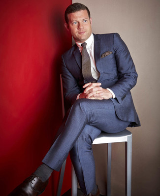 Welche Anzüge mit brauner Derby Schuhe zu tragen – 344 Herren Outfits