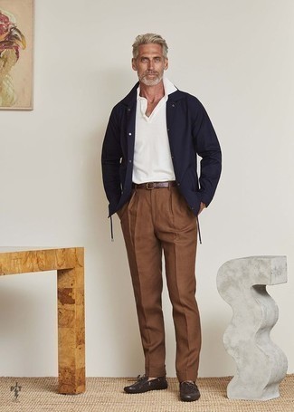 Welche Shirtjacken mit brauner Anzughose zu tragen – 43 Herren Outfits