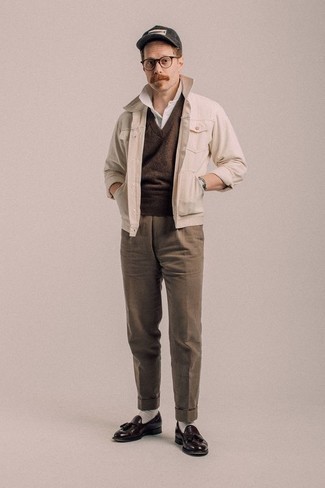 Welche Shirtjacken mit brauner Anzughose zu tragen – 43 Herren Outfits