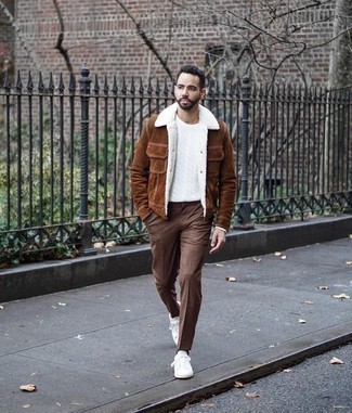 Welche Shirtjacken mit brauner Anzughose zu tragen – 43 Herren Outfits