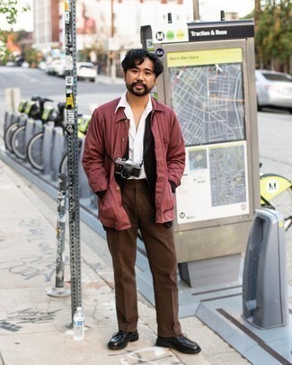 Welche Shirtjacken mit brauner Anzughose zu tragen – 43 Herren Outfits