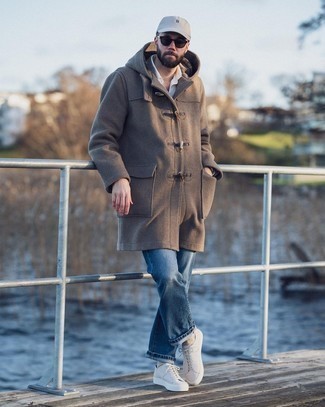 Braunen Düffelmantel kombinieren – 37 Herren Outfits