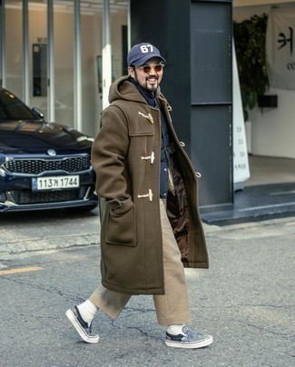 Braunen Düffelmantel kombinieren – 37 Herren Outfits