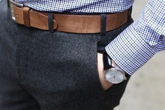 Braunen Ledergürtel kombinieren – 2000+ Herren Outfits