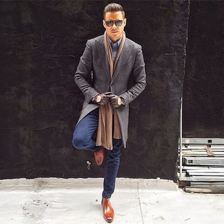 Braune Chelsea Boots aus Leder kombinieren – 1086+ Herren Outfits