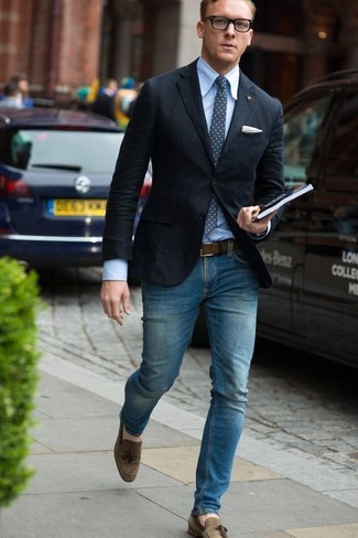 Braune Loafer kombinieren: Outfits für Herren