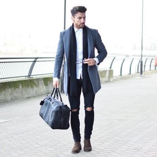 Braune Wildlederstiefel kombinieren – 969+ Frühling Herren Outfits
