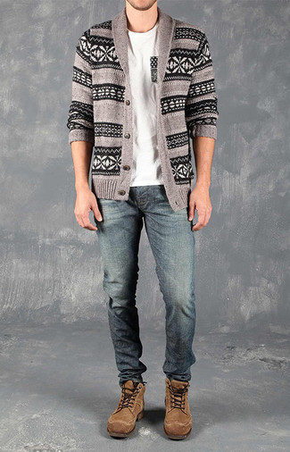 Braune Wildlederstiefel kombinieren – 969+ Frühling Herren Outfits