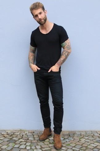 Braune Wildlederstiefel kombinieren – 114 Sommer Herren Outfits