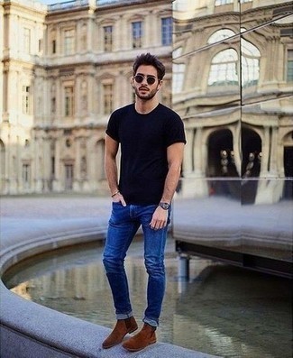Braune Wildlederstiefel kombinieren – 114 Sommer Herren Outfits