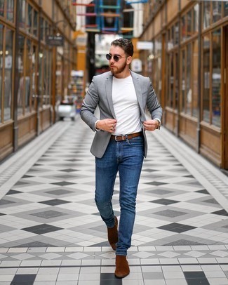Braune Wildlederstiefel kombinieren – 969+ Frühling Herren Outfits