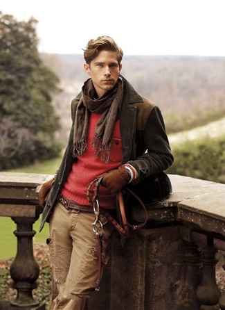 Braune Wildlederhandschuhe kombinieren – 43 Herren Outfits