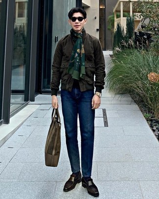 Braune Shopper Tasche aus Wildleder kombinieren – 21 Herren Outfits