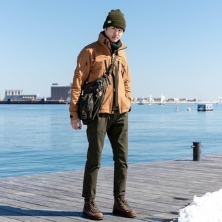 Braune Wildlederarbeitsstiefel kombinieren – 62 Herren Outfits