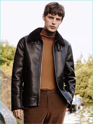 Braunen Rollkragenpullover kombinieren – 554+ Herren Outfits
