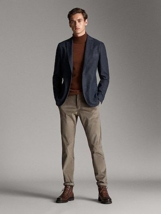 Braunen Rollkragenpullover kombinieren – 554+ Herren Outfits