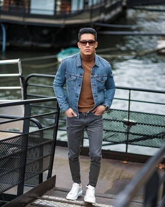Braunen Rollkragenpullover kombinieren – 554+ Herren Outfits