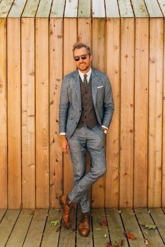 Welche Businesshemden mit brauner Weste zu tragen – 234 Herren Outfits