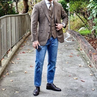 Welche Businesshemden mit brauner Weste zu tragen – 234 Herren Outfits
