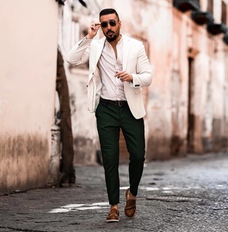Braunen geflochtenen Segeltuchgürtel kombinieren – 15 Herren Outfits