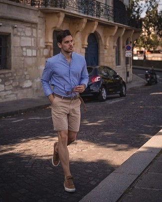Braunen geflochtenen Segeltuchgürtel kombinieren – 15 Herren Outfits