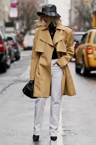 Fischerhut kombinieren – 2 Damen Outfits