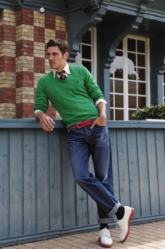 Dunkelroten Gürtel kombinieren – 167 Herren Outfits