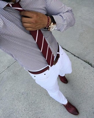 Dunkelroten Gürtel kombinieren – 167 Herren Outfits