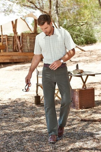 Dunkelroten Gürtel kombinieren – 167 Herren Outfits