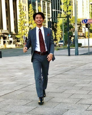 Dunkelroten Gürtel kombinieren – 167 Herren Outfits