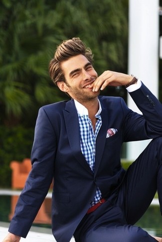 Dunkelroten Gürtel kombinieren – 133 Herren Outfits warm Wetter