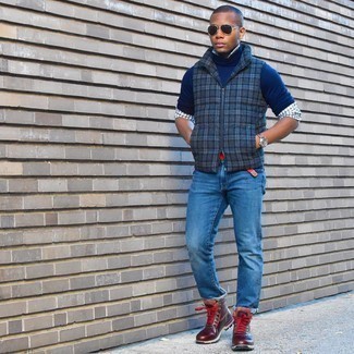 Dunkelroten Gürtel kombinieren – 167 Herren Outfits