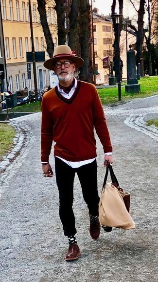 Welche Chinohosen mit dunkelroter Derby Schuhe zu tragen – 93 Herren Outfits