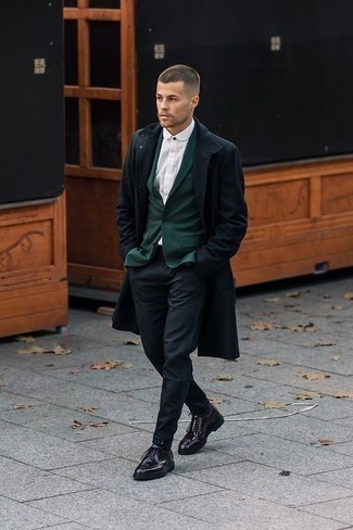 Welche Mäntel mit dunkelroter Derby Schuhe zu tragen – 24 Herren Outfits
