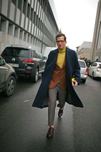 Welche Mäntel mit dunkelroter Doppelmonks zu tragen – 22 Herren Outfits