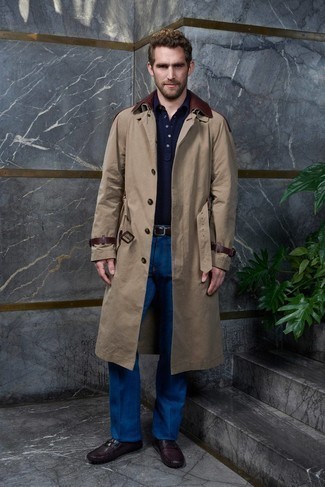Dunkelrote Mokassins kombinieren – 17 Herren Outfits