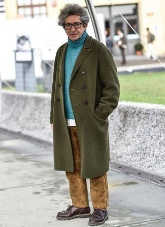 Dunkelrote Chukka-Stiefel aus Leder kombinieren – 75 Herren Outfits