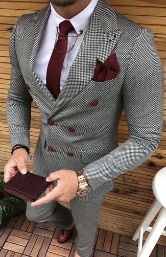Welche Businesshemden mit dunkelroter Slipper mit Quasten zu tragen – 184 Herren Outfits