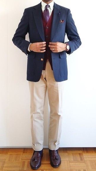 Welche Businesshemden mit dunkelroter Slipper mit Quasten zu tragen – 184 Herren Outfits