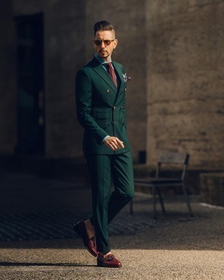 Welche Businesshemden mit dunkelroter Slipper mit Quasten zu tragen – 184 Herren Outfits