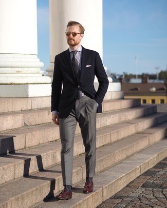 Welche Businesshemden mit dunkelroter Slipper mit Quasten zu tragen – 184 Herren Outfits