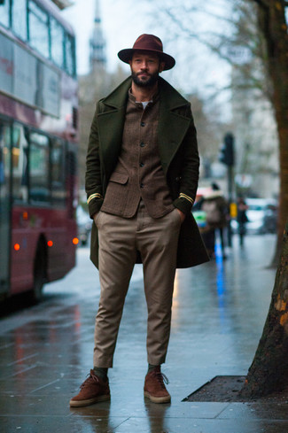 Dunkelroten Wollhut kombinieren – 26 Herren Outfits