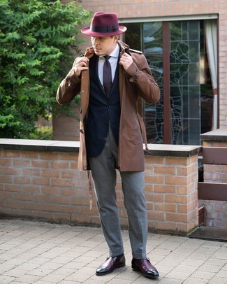 Dunkelroten Wollhut kombinieren – 26 Herren Outfits