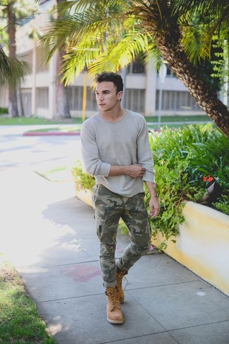 Wie Cargohose mit Freizeitstiefel zu kombinieren – 162 Herren Outfits