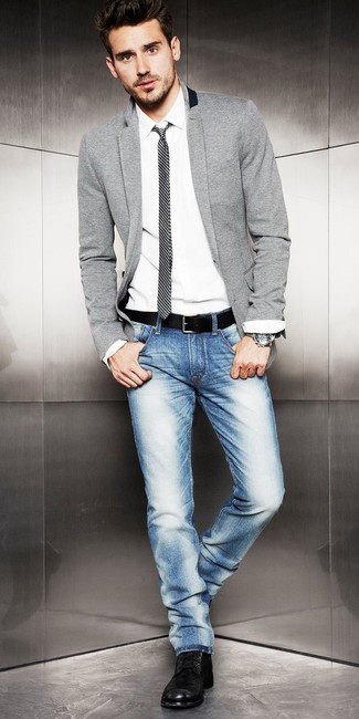 Wie Freizeitstiefel mit Businesshemdes zu kombinieren – 358 Herren Outfits