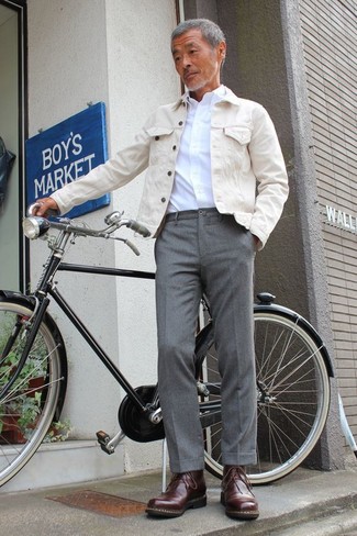 Wie Freizeitstiefel mit Businesshemdes zu kombinieren – 358 Herren Outfits