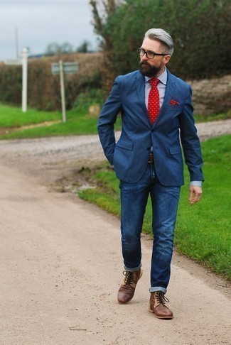 Wie Freizeitstiefel mit Businesshemdes zu kombinieren – 358 Herren Outfits