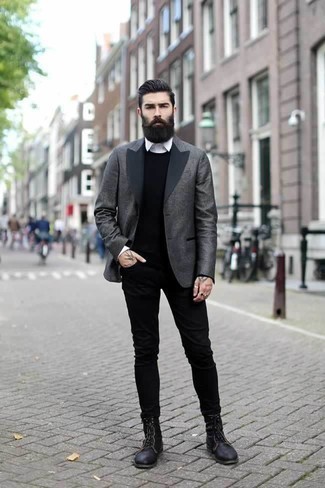 Wie Freizeitstiefel mit Businesshemdes zu kombinieren – 358 Herren Outfits