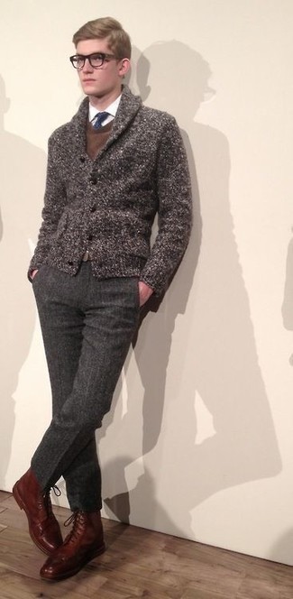 Wie Freizeitstiefel mit Businesshemdes zu kombinieren – 358 Herren Outfits