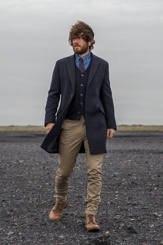 Wie Freizeitstiefel mit Businesshemdes zu kombinieren – 77 Herren Outfits kalt Wetter